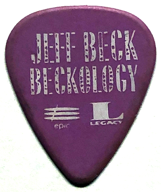 Jeff Beck - Beckology Promo Guitar Pick