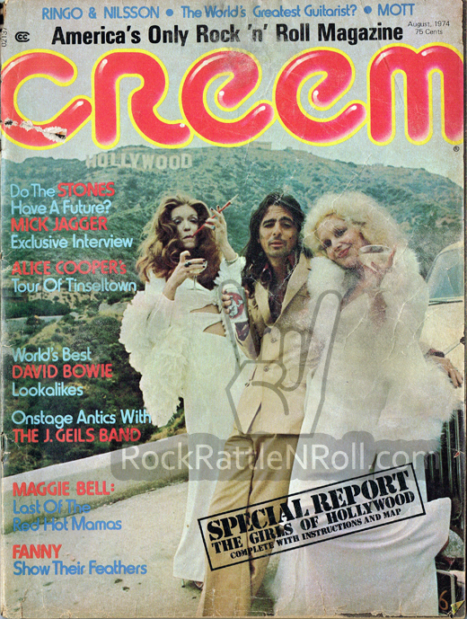 Alice Cooper - August 1974 Creem Magazine