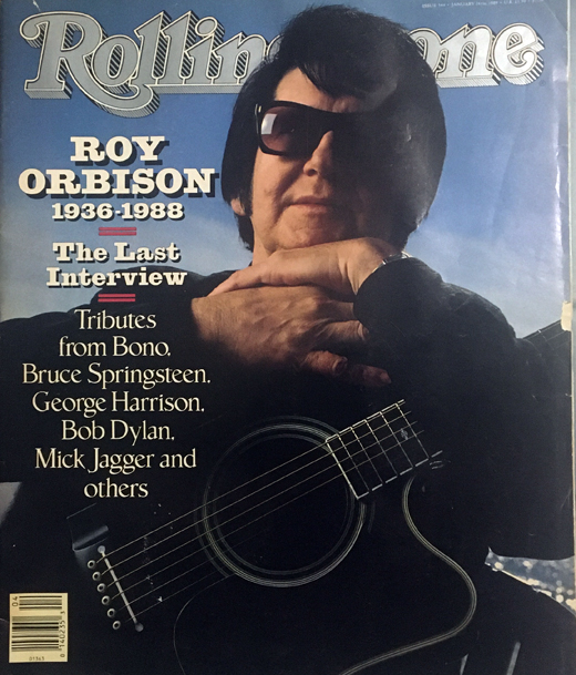 Roy Orbison - January 1989 Issue 544 Rolling Stone Magazine
