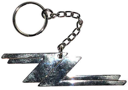 ZZ Top - Double ZZ Metal Key Chain