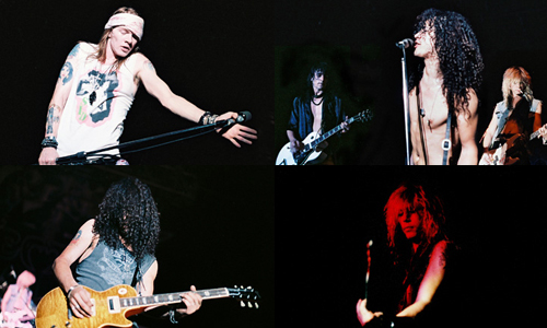 Guns N' Roses 1987 Appetite For Destruction Tour - Photo Set (Bronco Bowl Arena)