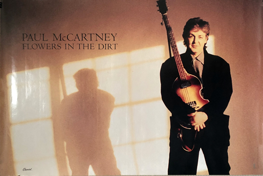 Paul McCartney - 1989 Flowers In The Dirt Promo Poster