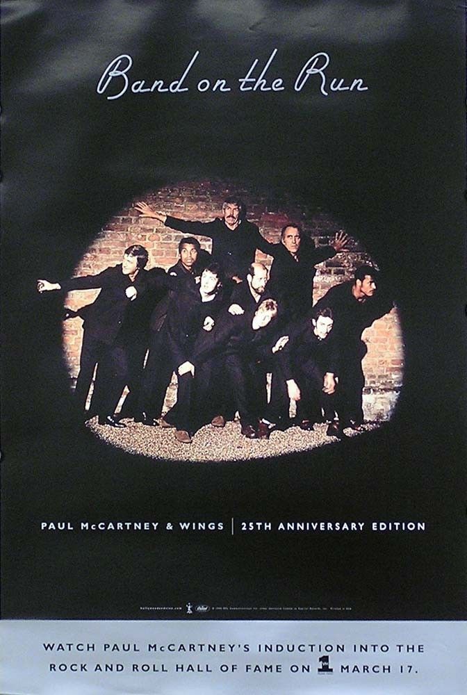 Paul McCartney - Band On The Run Promo Poster