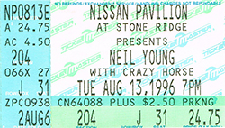 Neil Young 09-13-96 Nissan Pavilion - Bristow, VA