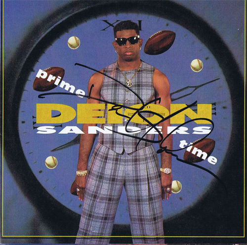 Deion Sanders - Autographed Prime Time CD