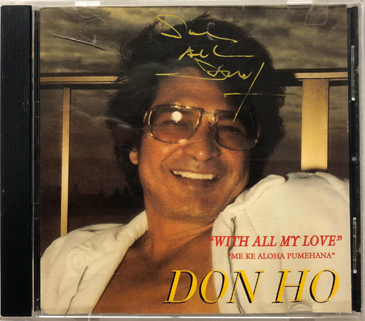 Don Ho - CD With All My Love Autographed