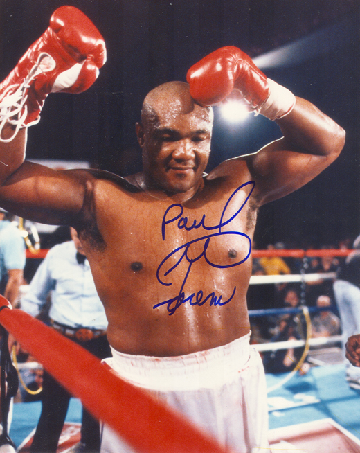 George Foreman - Boxing Legend 8x10 Color Photo