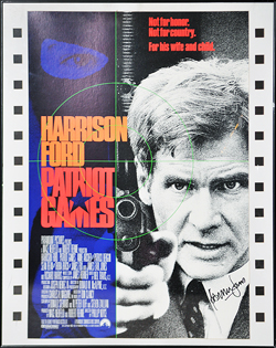 Patriot Games Movie Poster - Harrison Ford