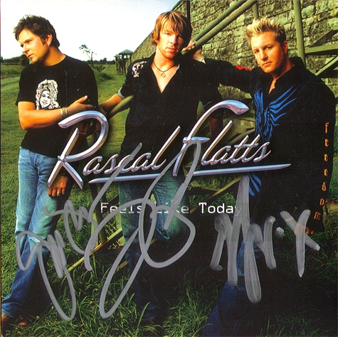 Rascal Flatts - Complete Band CD Cover Feels Like Today