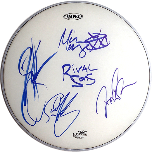 Rival Sons Complete Band Mapex Drumhead