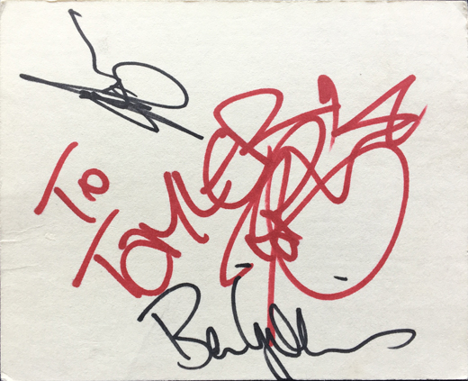 Silverchair Complete Band Signed 4x5 Card