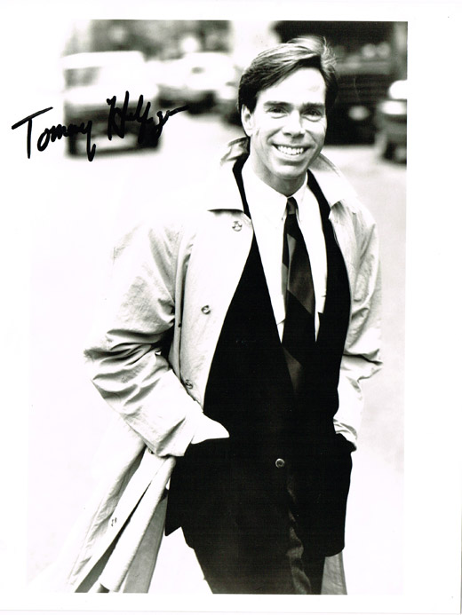 Tommy Hilfiger - BW 8x10 Autographed Photo