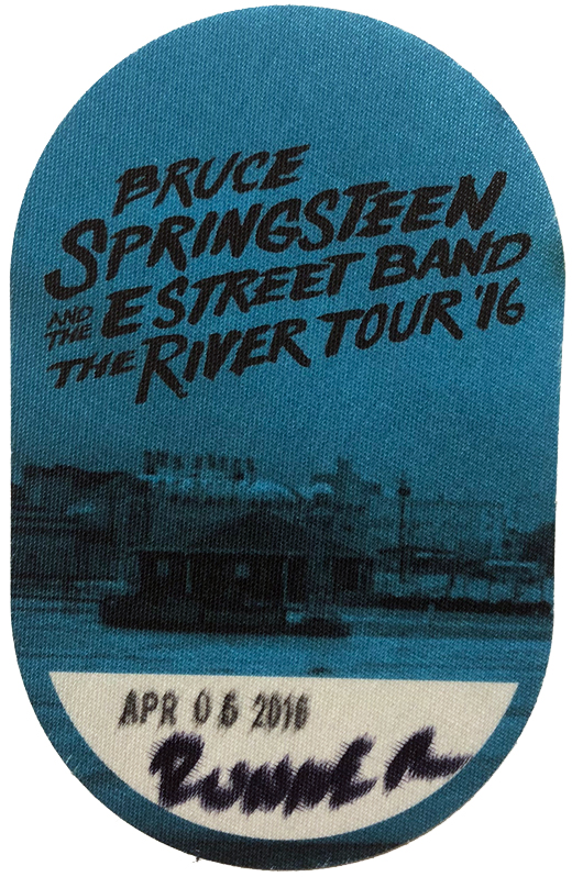 Bruce Springsteen - 2016 The River Tour Backstage Working Pass