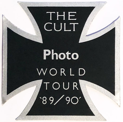 The Cult - 1989-1990 World Tour Photo Backstage Pass