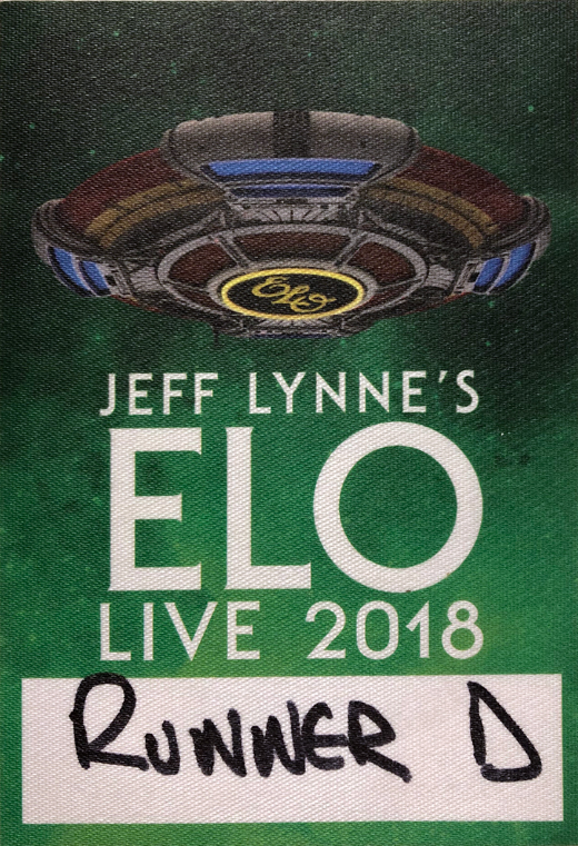ELO - 2018 Live Tour Runner Backstage Pass