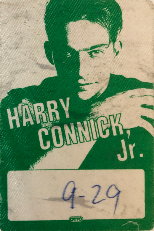 Harry Connick Jr. - 1992 Tour Backstage Pass