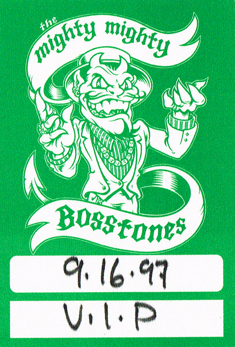 1997 Mighty Mighty Bosstones VIP Tour Pass
