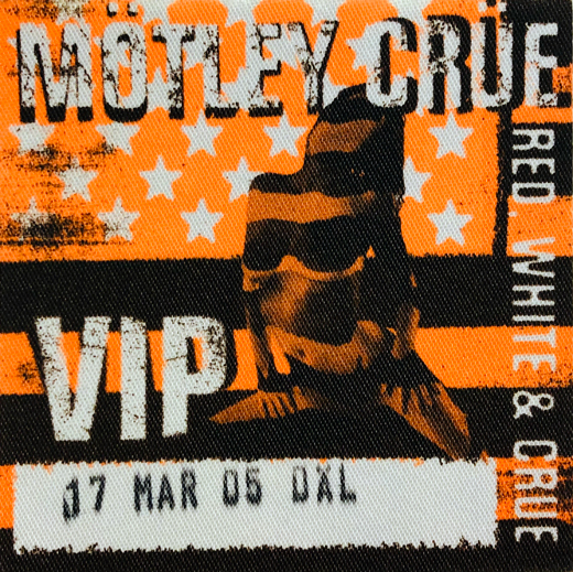 Motley Crue - 2004 Red White And Crue VIP Pass