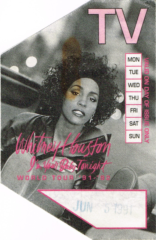 Whitney Houston - 1991-92 TV Pass