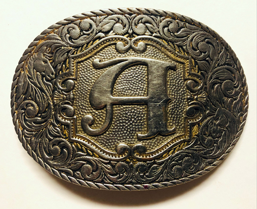 Award Design Metal - A Belt Buckle