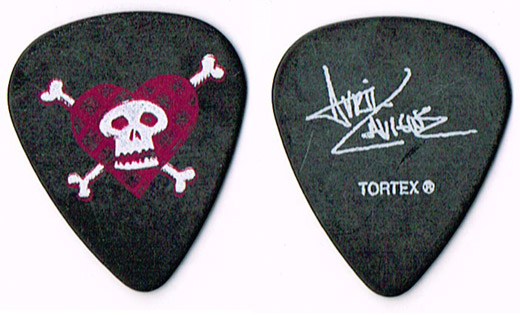 Avril Lavigne - Concert Tour Skull & Bones Guitar Pick