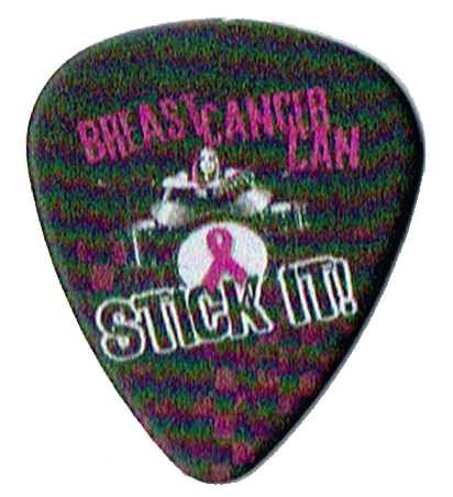 Breast Cancer Can Stick It - Promo Concert Tour Guitar Pick