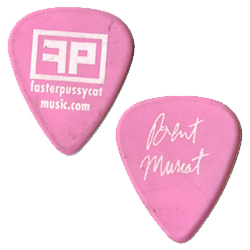 Faster Pussycat - Brent Muscat Concert Tour Guitar Pick RED