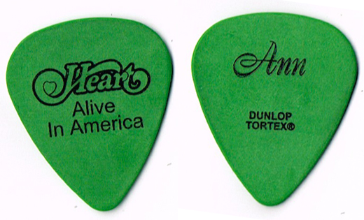 Heart - Ann Wilson Alive In America Guitar Pick