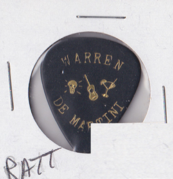 Ratt - Warren DeMartini Concert Tour Guitar Pick