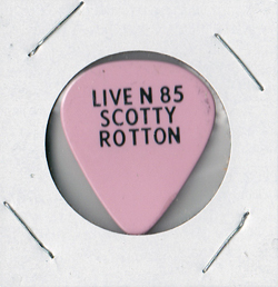 Scotty Rotton - Concert Tour Guitar Pick