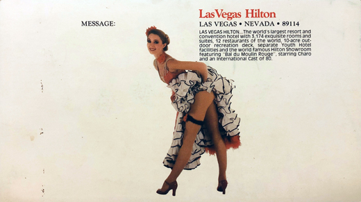 Charo - 1983 Moulin Rouge Hilton Las Vegas, NV Handbill