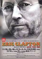 Eric Clapton Japanese concert handbill