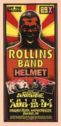 Rollins Band / Helmet - Arminski Handbill
