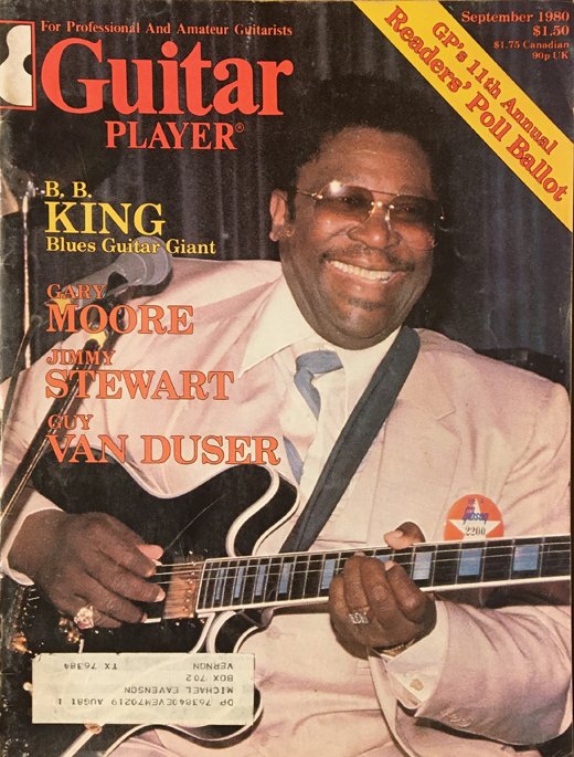 BB King - September 1980 Guitar Player Magazine