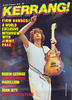 Led Zeppelin - The Firm - Jimmy Page Karrang! Magazine 1984