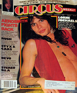 1979 Circus Magazine featuring Steven Tyler of Aerosmith
