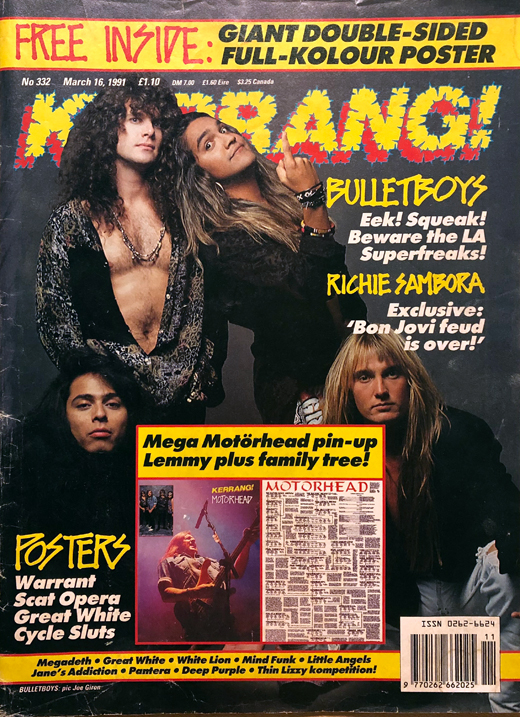 Bullet Boys - 1991 Karrang! Magazine