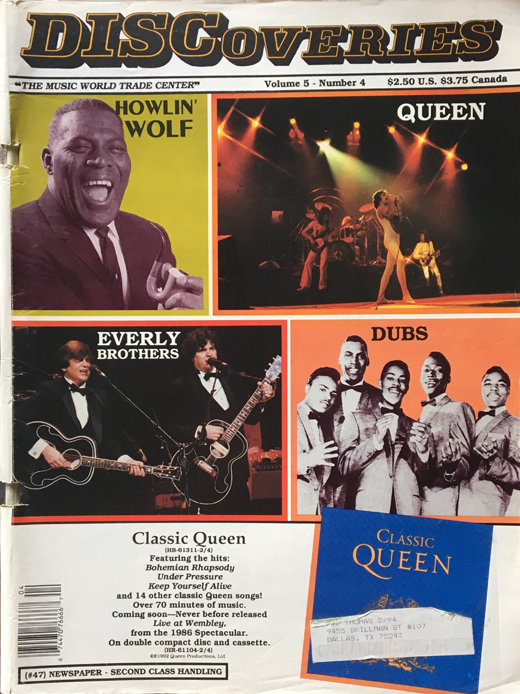 Howlin' Wolf Queen Everly Brothers Dubs - Volume 5 Number 4 Discoveries Magazine