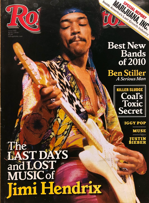 Jimi Hendrix - 2010 Rolling Stone Magazine