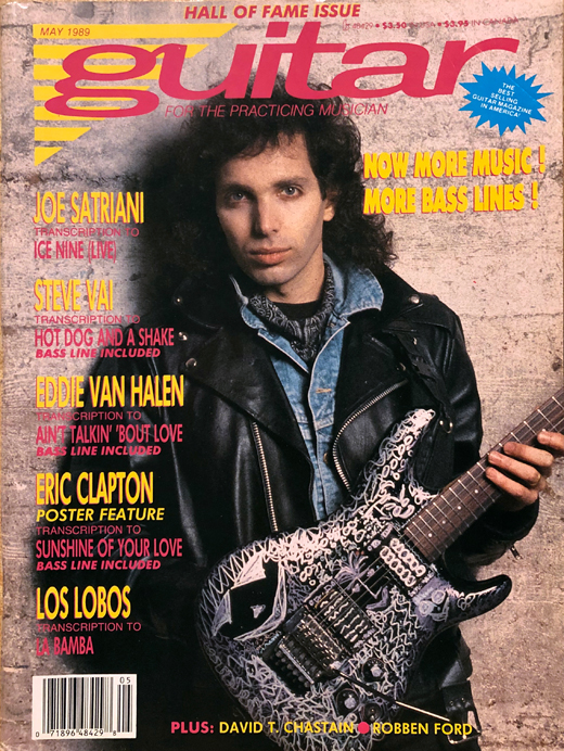 Joe Satriani - May 1989 Guitar For The Practicing Musicians Magazine