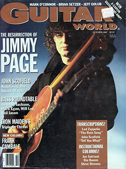 Led Zeppelin - Jimmy Page Guitar World Magazine