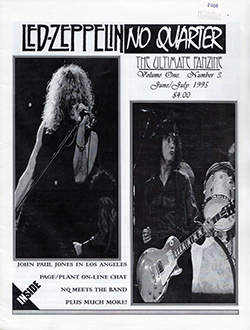 Led Zeppelin - No Quarter Fanzine June - July 1995