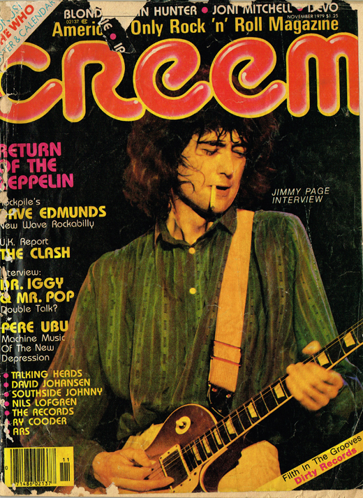 Led Zeppelin - Jimmy Page November 1979 Creem Magazine