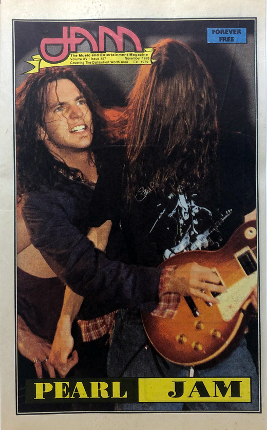 Pearl Jam - November 1993 JAM Magazine