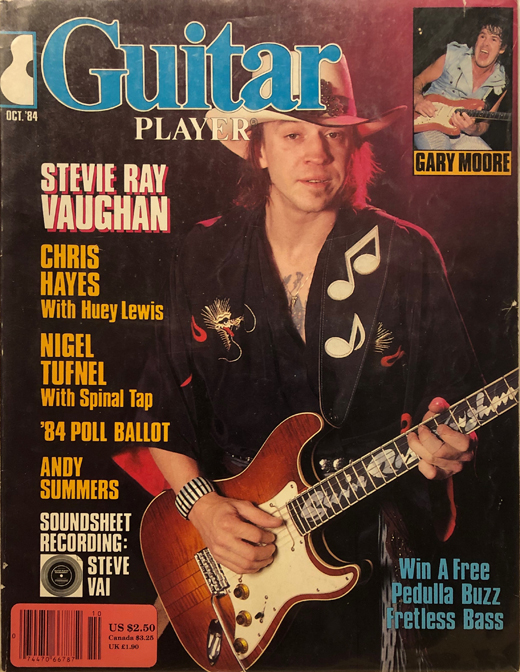 Stevie Ray Vaughan - October 1984 Guitar Player Magazine