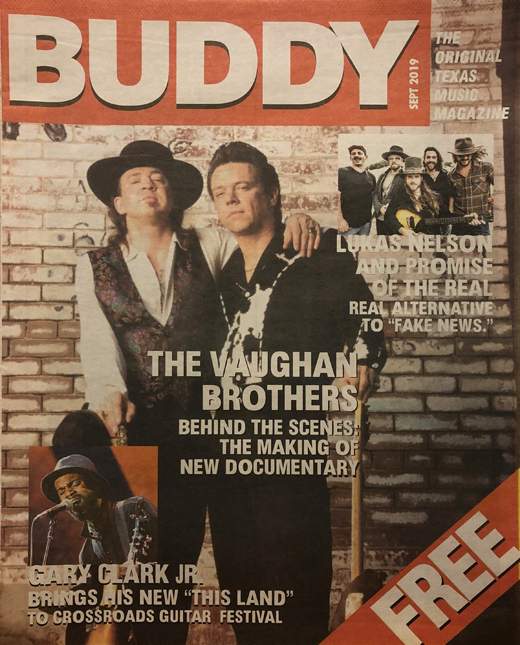 Stevie Ray Vaughan - September 2019 Buddy Magazine