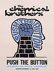 The Chemical Brothers - 1999 Push The Button Promo Postcard
