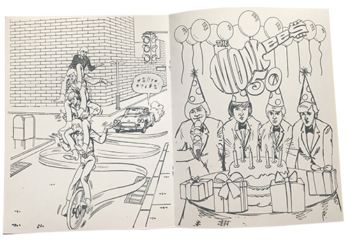 Monkees Good Times Promo Coloring Book