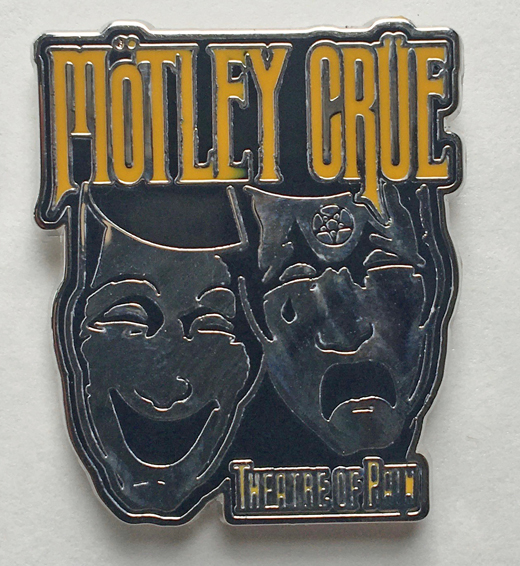 Motley Crue - Theater Of Pain Metal Pin