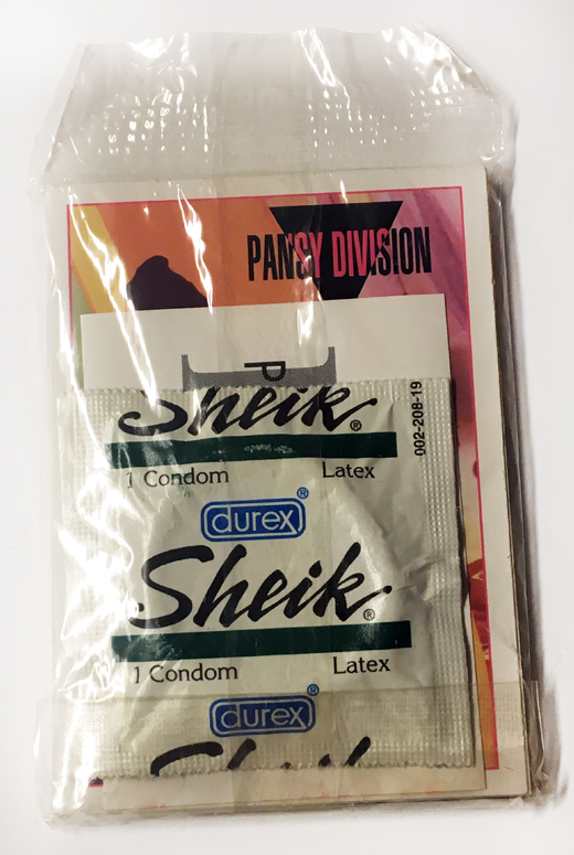 Pansy Division - Promo Cards Sticker and Condom
